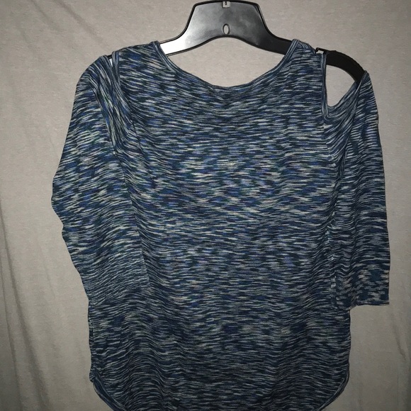 NWT! Limited Peep shoulder sweater! Blue/green! M - Picture 4 of 4